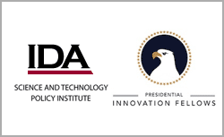 IDA Science and Technology Policy Institute and Presidential Innovation Fellow logos
