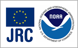 The Joint Research Centre of the European Commission and the National Oceanic and Atmospheric Administration logos